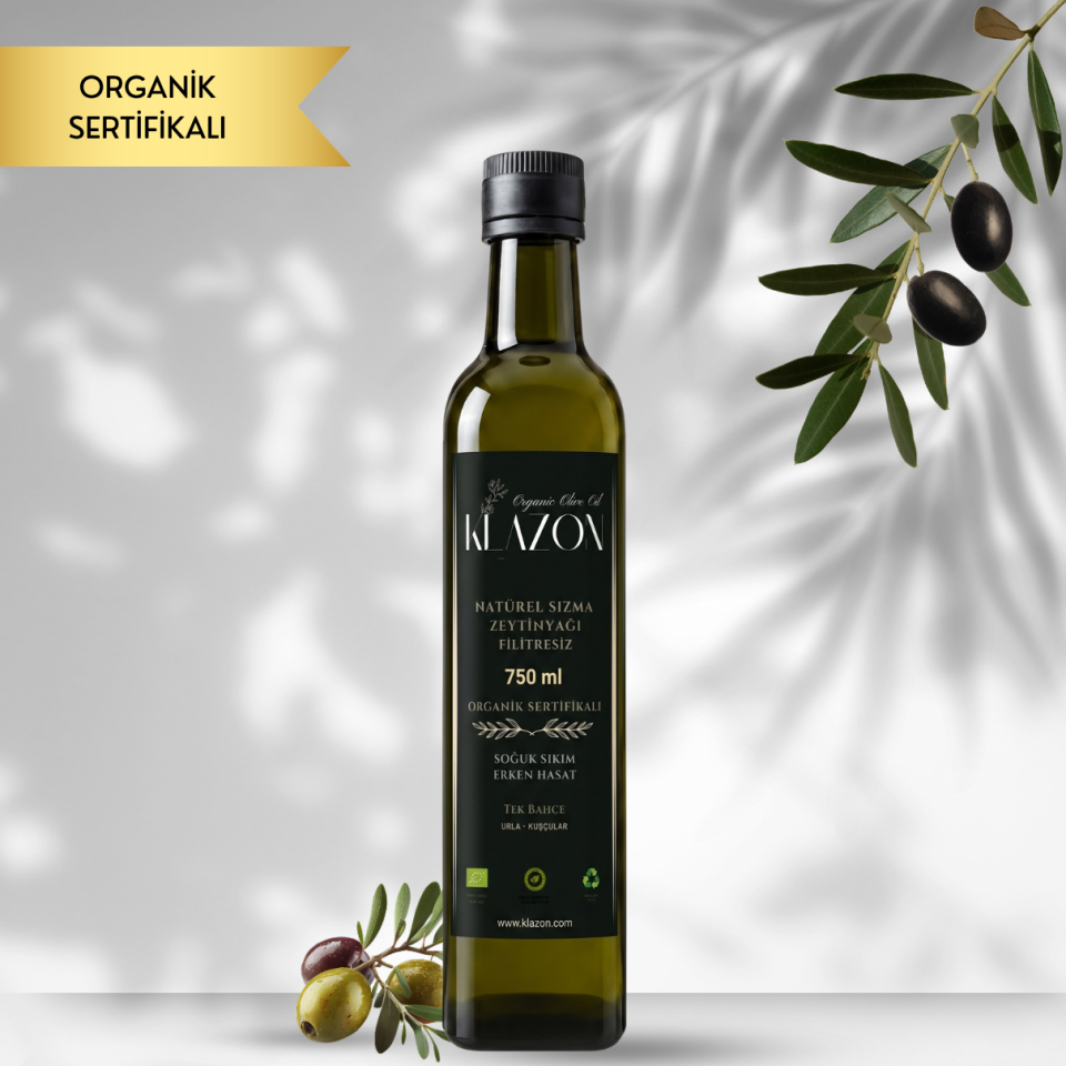 750 ml Klazon Organik Zeytinyağ